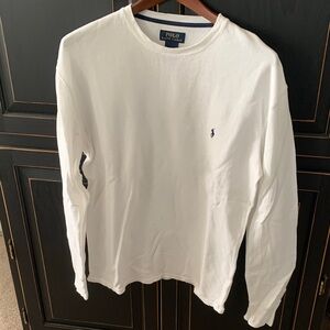Polo by Ralph Lauren Classic White Long Sleeve Tee